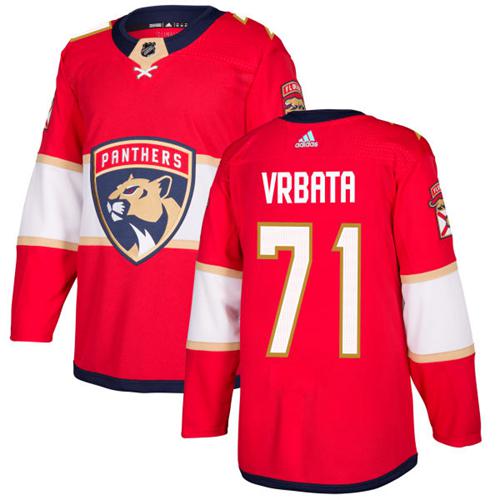 Adidas Florida Panthers #71 Radim Vrbata Red Home Authentic Stitched Youth NHL Jersey->youth nhl jersey->Youth Jersey